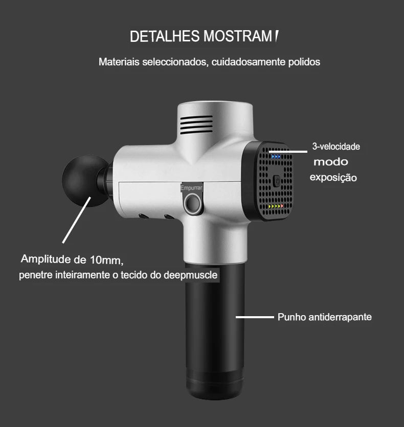 Pistola de massagem profissional - Phoenix A2