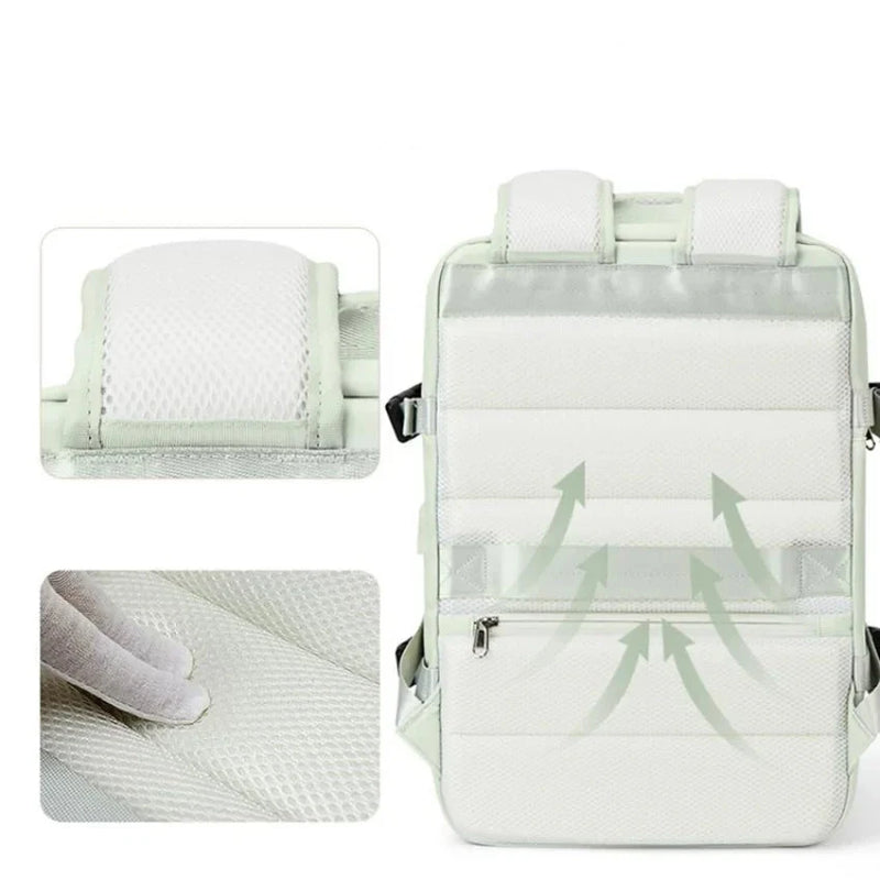Mochila Impermeável Multifuncional / Porta USB - SecureTech