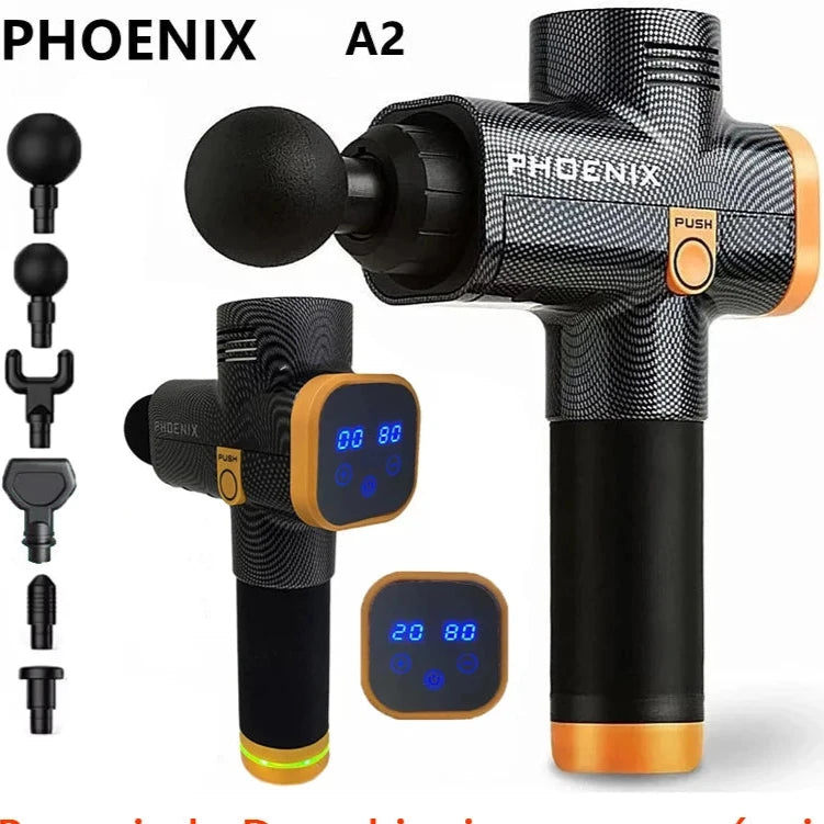 Pistola de massagem profissional - Phoenix A2