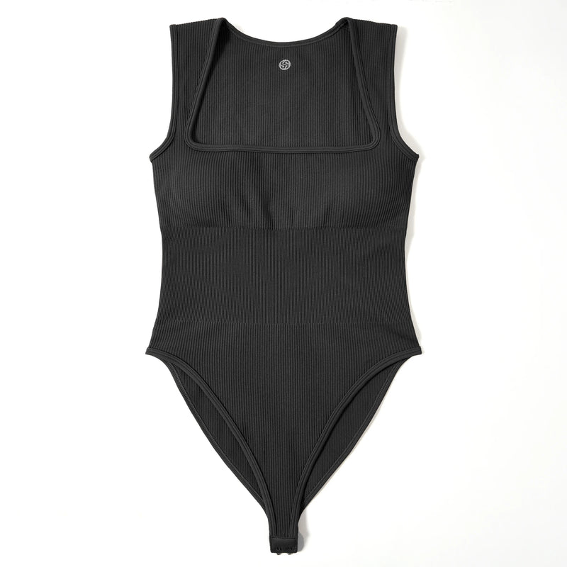 Body Feminino Decote Quadrado - Basic Chic